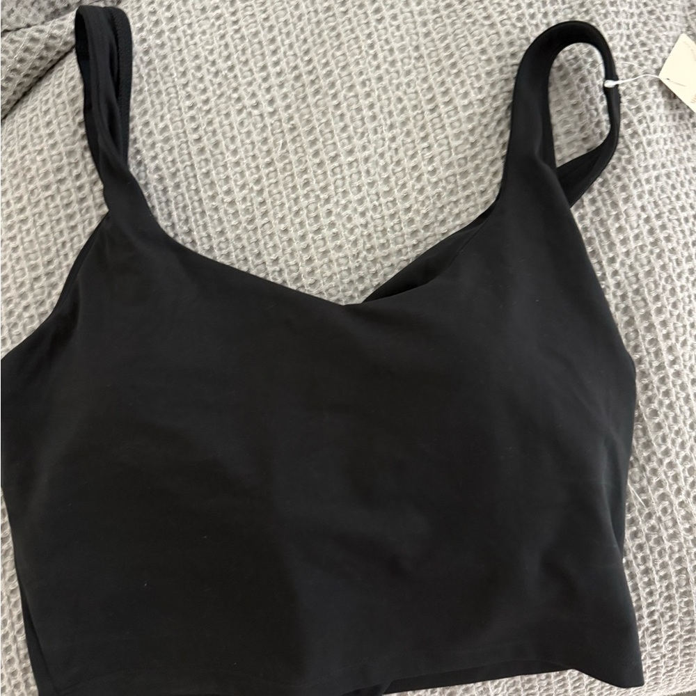 Black Sleeveless Nursing Crop Top